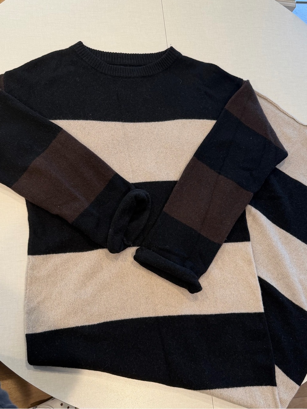 KGW Maxi Tri-color Sweater Dress